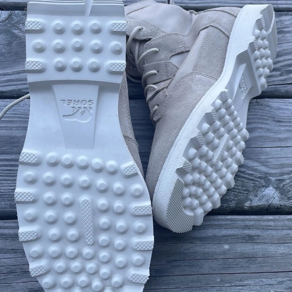 Women’s Sorel Waterproof Caribou Boots Ancient Fossil Chalk Outdoor/Workwear - Picture 3 of 7